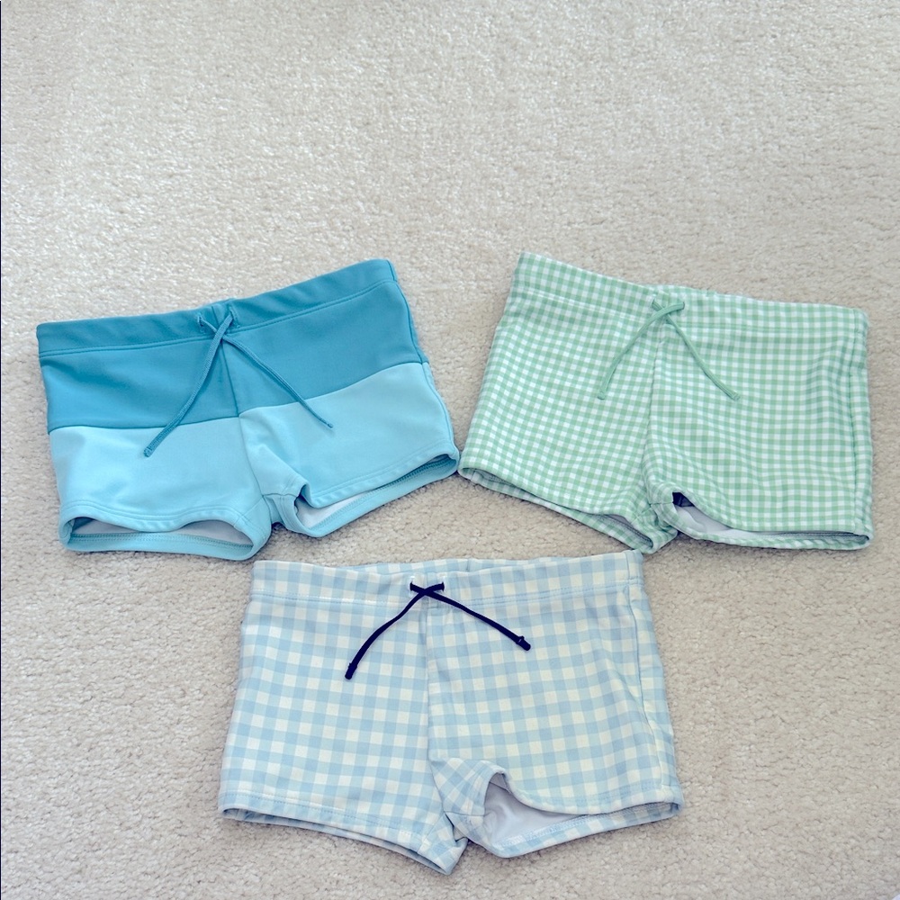 Minnow Swim Set of 3 Boys Swim Briefs size 3/4T
